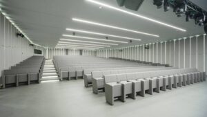 Tribuna fissa auditorium MegaWatt Napoli